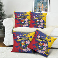Venezuela Orchid Cattleya Mossiae Pillow Cover Flag Color Inspired