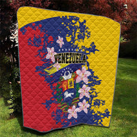 Venezuela Orchid Cattleya Mossiae Quilt Flag Color Inspired