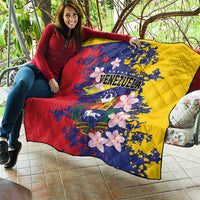 Venezuela Orchid Cattleya Mossiae Quilt Flag Color Inspired
