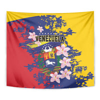 Venezuela Orchid Cattleya Mossiae Tapestry Flag Color Inspired