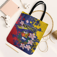 Venezuela Orchid Cattleya Mossiae Tote Bag Flag Color Inspired