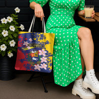 Venezuela Orchid Cattleya Mossiae Tote Bag Flag Color Inspired