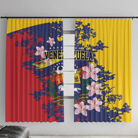 Venezuela Orchid Cattleya Mossiae Window Curtain Flag Color Inspired