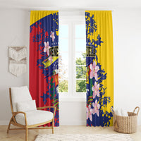 Venezuela Orchid Cattleya Mossiae Window Curtain Flag Color Inspired