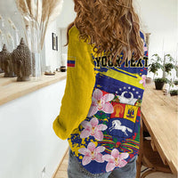 Personalized Venezuela Orchid Cattleya Mossiae Women Casual Shirt Flag Color Inspired