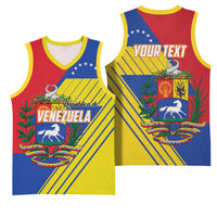 Personalized Republic of Venezuela Basketball Jersey Flag Color Inspired
