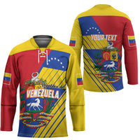 Personalized Republic of Venezuela Hockey Jersey Flag Color Inspired