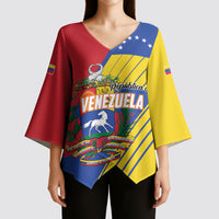 Personalized Republic of Venezuela Kimono Sleeve Blouse Flag Color Inspired