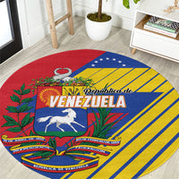 Republic of Venezuela Round Carpet Flag Color Inspired