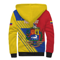 Personalized Republic of Venezuela Sherpa Hoodie Flag Color Inspired