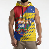 Personalized Republic of Venezuela Sleeveless Hoodie Flag Color Inspired