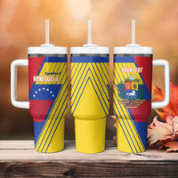 Personalized Republic of Venezuela Tumbler With Handle Flag Color Inspired