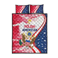 Polish-American Heritage Month Quilt Bed Set Eagle Curve Style - Wonder Print Shop