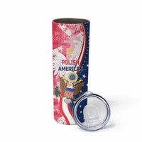 Personalized Polish - American Heritage Month Skinny Tumbler Eagle Curve Style - Wonder Print Shop