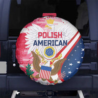 Polish-American Heritage Month Spare Tire Cover Eagle Curve Style - Wonder Print Shop