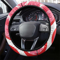 Polish-American Heritage Month Steering Wheel Cover Eagle Curve Style - Wonder Print Shop