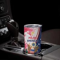 Personalized Polish - American Heritage Month Tumbler Cup Eagle Curve Style - Wonder Print Shop