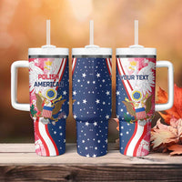 Personalized Polish - American Heritage Month Tumbler With Handle Eagle Curve Style - Wonder Print Shop