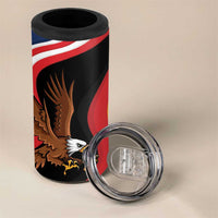 Personalized Proud to be German - American 4 in 1 Can Cooler Tumbler Eagle Heritage Month - Wonder Print Shop