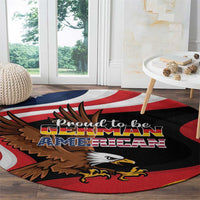 Proud to be German-American Round Carpet Eagle Heritage Month