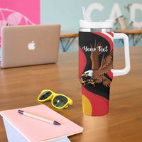 Personalized Proud to be German - American Tumbler With Handle Eagle Heritage Month - Wonder Print Shop