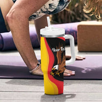 Personalized Proud to be German - American Tumbler With Handle Eagle Heritage Month - Wonder Print Shop