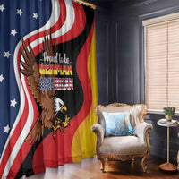 Proud to be German-American Window Curtain Eagle Heritage Month - Wonder Print Shop