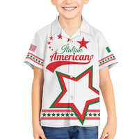 Personalized Italian-American Heritage Month Family Matching Long Sleeve Bodycon Dress and Hawaiian Shirt Starlight Simple Style - Wonder Print Shop