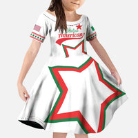 Personalized Italian-American Heritage Month Family Matching Puletasi and Hawaiian Shirt Starlight Simple Style - Wonder Print Shop