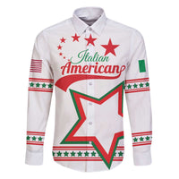 Personalized Italian-American Heritage Month Family Matching Puletasi and Hawaiian Shirt Starlight Simple Style - Wonder Print Shop