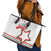 Italian-American Heritage Month Leather Tote Bag Starlight Simple Style - Wonder Print Shop