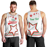 Personalized Italian-American Heritage Month Men Tank Top Starlight Simple Style - Wonder Print Shop