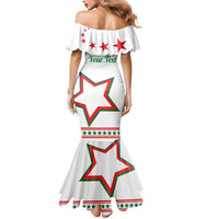 Personalized Italian-American Heritage Month Mermaid Dress Starlight Simple Style - Wonder Print Shop