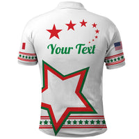 Personalized Italian-American Heritage Month Polo Shirt Starlight Simple Style - Wonder Print Shop