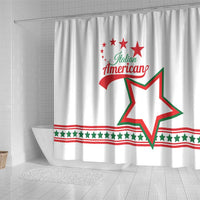 Italian-American Heritage Month Shower Curtain Starlight Simple Style