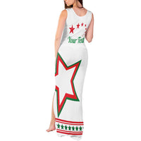 Personalized Italian-American Heritage Month Tank Maxi Dress Starlight Simple Style - Wonder Print Shop