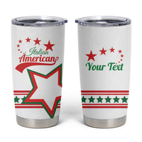 Personalized Italian - American Heritage Month Tumbler Cup Starlight Simple Style - Wonder Print Shop