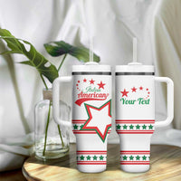 Personalized Italian - American Heritage Month Tumbler With Handle Starlight Simple Style - Wonder Print Shop