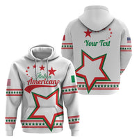 Personalized Italian-American Heritage Month Zip Hoodie Starlight Simple Style - Wonder Print Shop