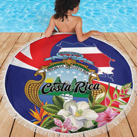 Costa Rica Pura Vida Tropical Beach Blanket - Wonder Print Shop