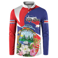 Personalized Costa Rica Pura Vida Tropical Button Sweatshirt - Wonder Print Shop