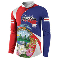 Personalized Costa Rica Pura Vida Tropical Button Sweatshirt - Wonder Print Shop