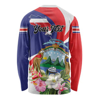 Personalized Costa Rica Pura Vida Tropical Long Sleeve Shirt - Wonder Print Shop