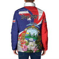 Personalized Costa Rica Pura Vida Tropical Padded Jacket - Wonder Print Shop