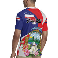 Personalized Costa Rica Pura Vida Tropical Rugby Jersey - Wonder Print Shop