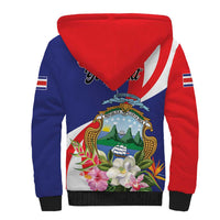Personalized Costa Rica Pura Vida Tropical Sherpa Hoodie - Wonder Print Shop