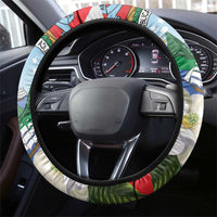Costa Rica Pura Vida Tropical Steering Wheel Cover - Wonder Print Shop