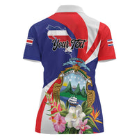 Personalized Costa Rica Pura Vida Tropical Women Polo Shirt - Wonder Print Shop