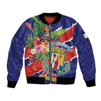 Personalized Costa Rica Alajuela Province Bomber Jacket - Wonder Print Shop