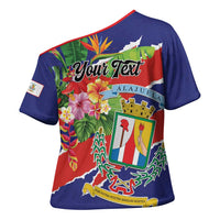 Personalized Costa Rica Alajuela Province Cross Shoulder Shirt - Wonder Print Shop